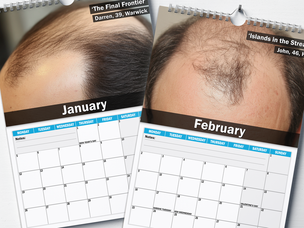 The Balding Brotherhood - 2026 A4 Wall Calendar