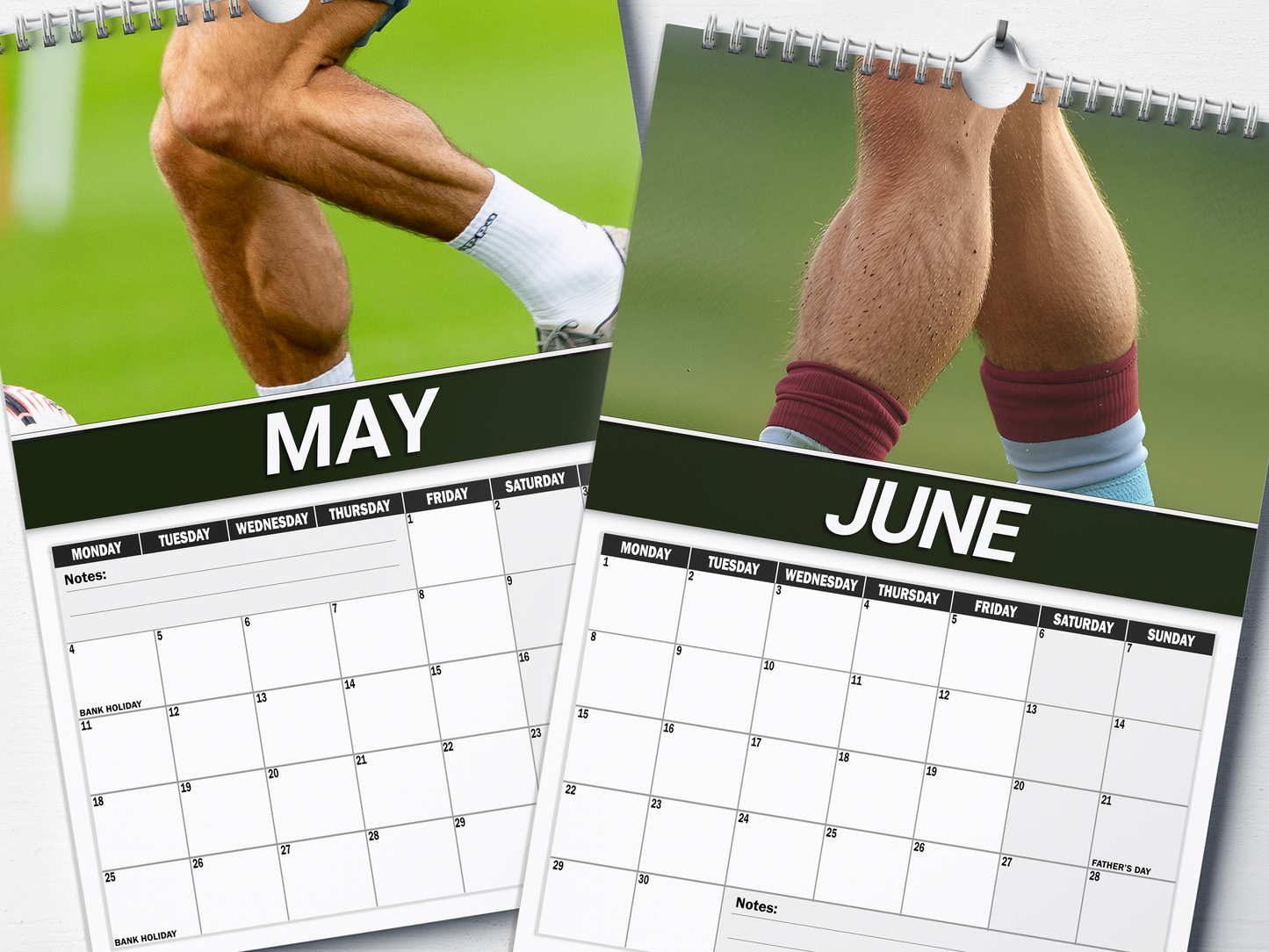 Jack Grealish's Calves - 2026 A4 Wall Calendar
