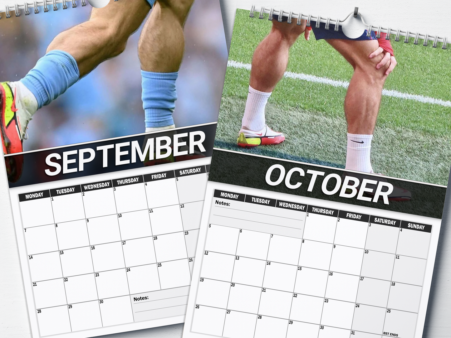 Jack Grealish's Calves - 2026 A4 Wall Calendar