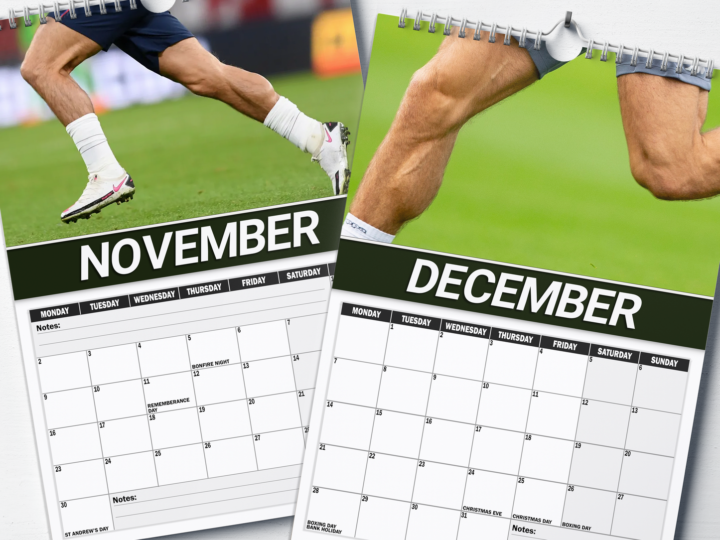 Jack Grealish's Calves - 2026 A4 Wall Calendar