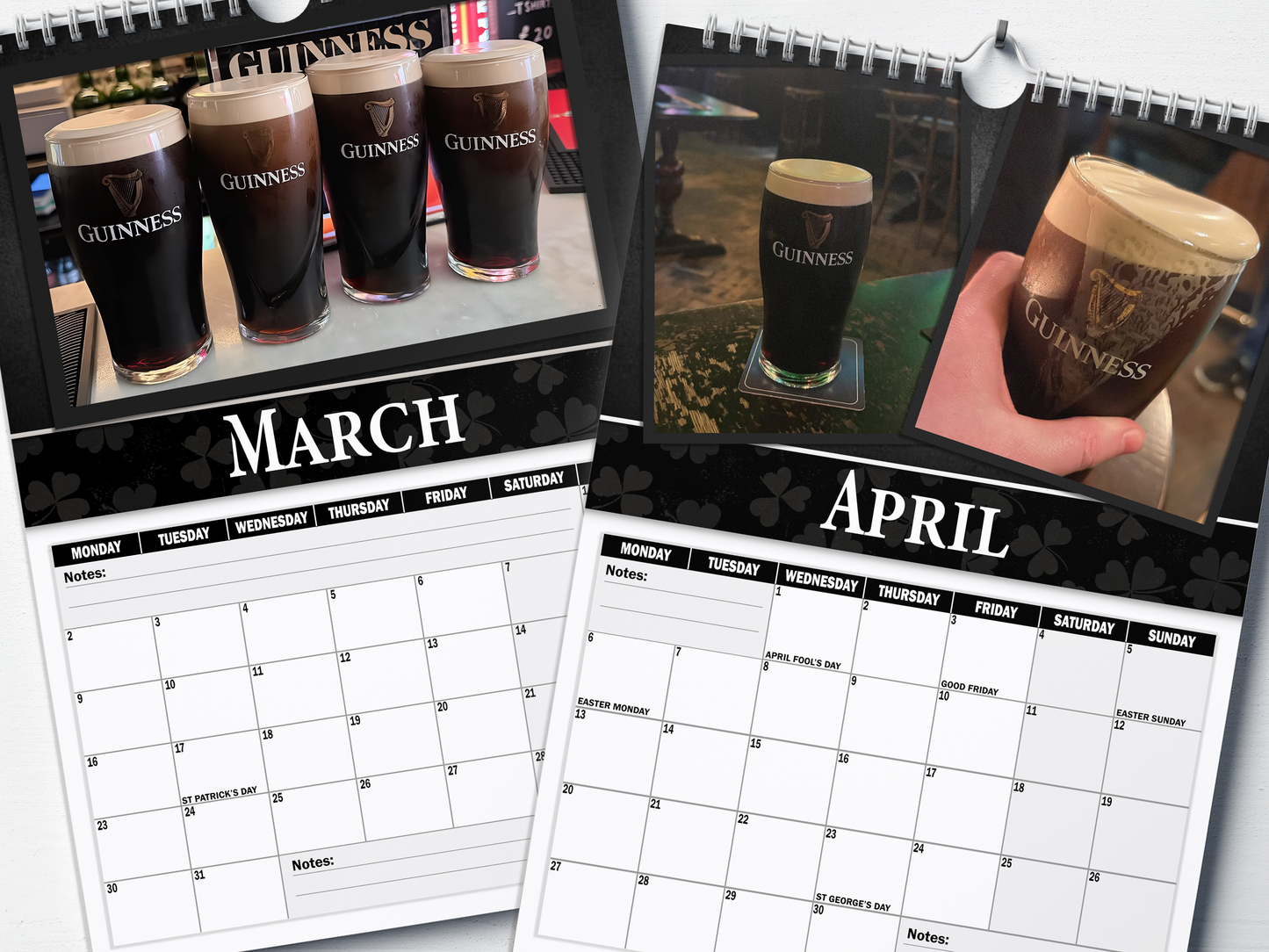 Guinness - 2026 A4 Wall Calendar