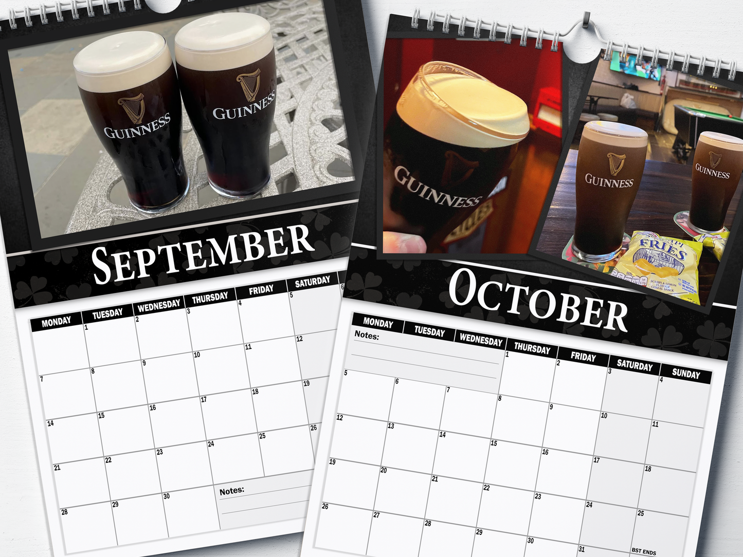 Guinness - 2026 A4 Wall Calendar