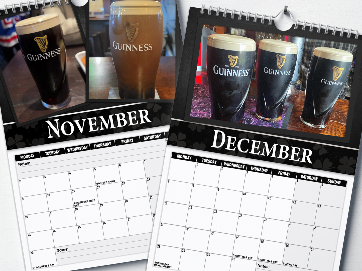 Guinness - 2026 A4 Wall Calendar