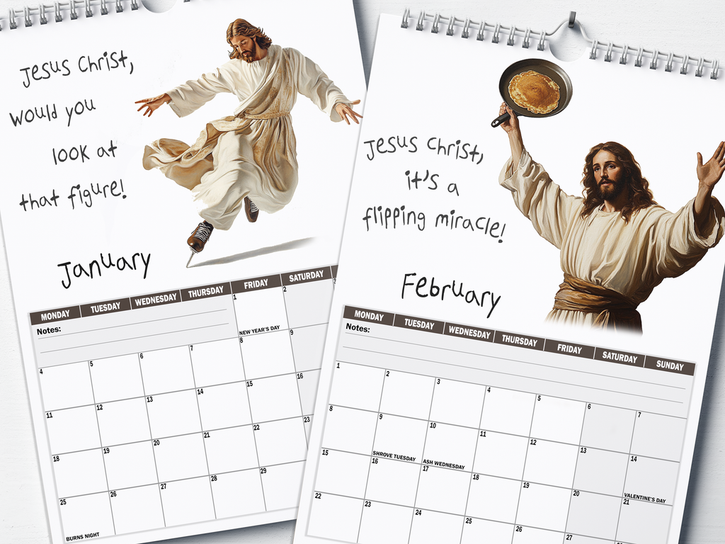 Jesus Christ - 2027 A4 Wall Calendar
