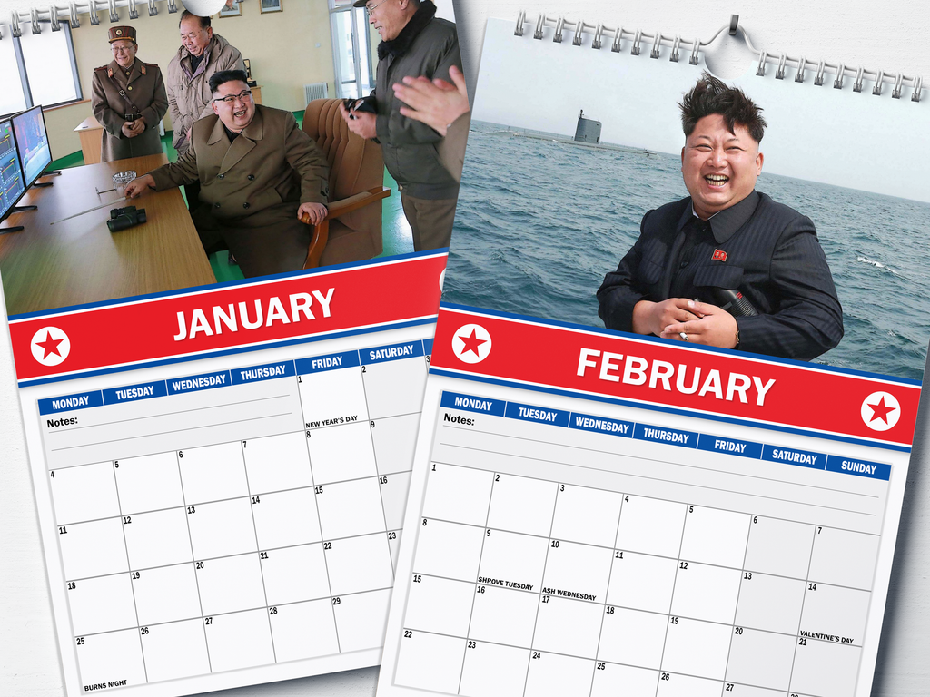 North Korea - 2027 A4 Wall Calendar