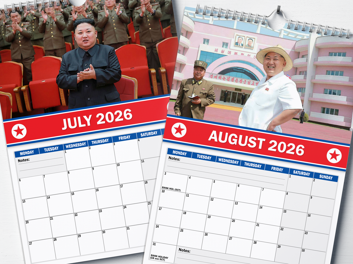 North Korea - 2026 A4 Wall Calendar