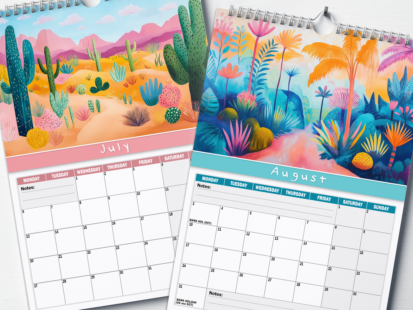 Beautiful Landscapes - 2026 A4 Wall Calendar
