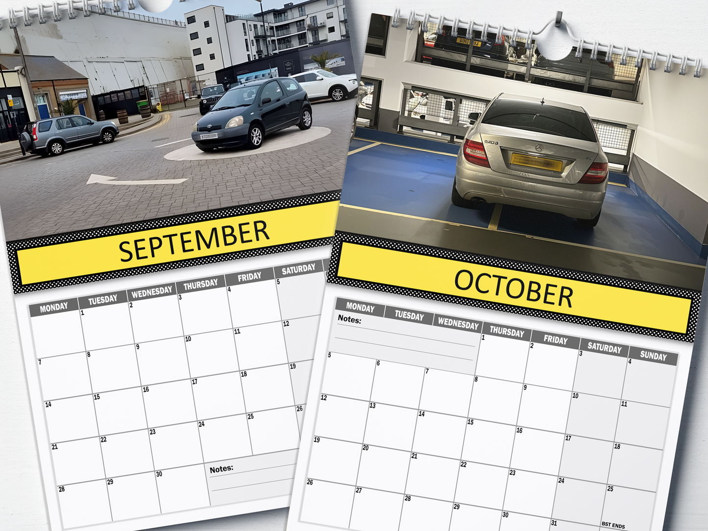 Bad Parking : Hall of Shame - 2026 A4 Wall Calendar
