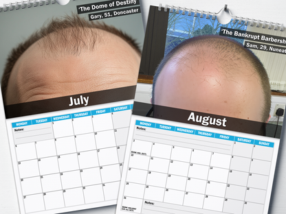 The Balding Brotherhood - 2026 A4 Wall Calendar