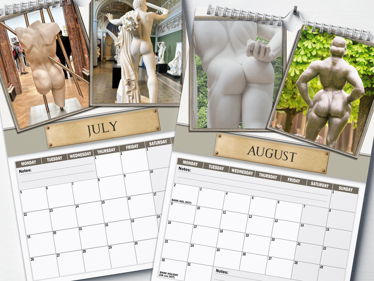 Greek Cheeks - 2027 A4 Wall Calendar