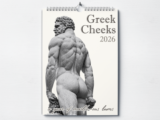 Greek Cheeks - 2026 A4 Wall Calendar