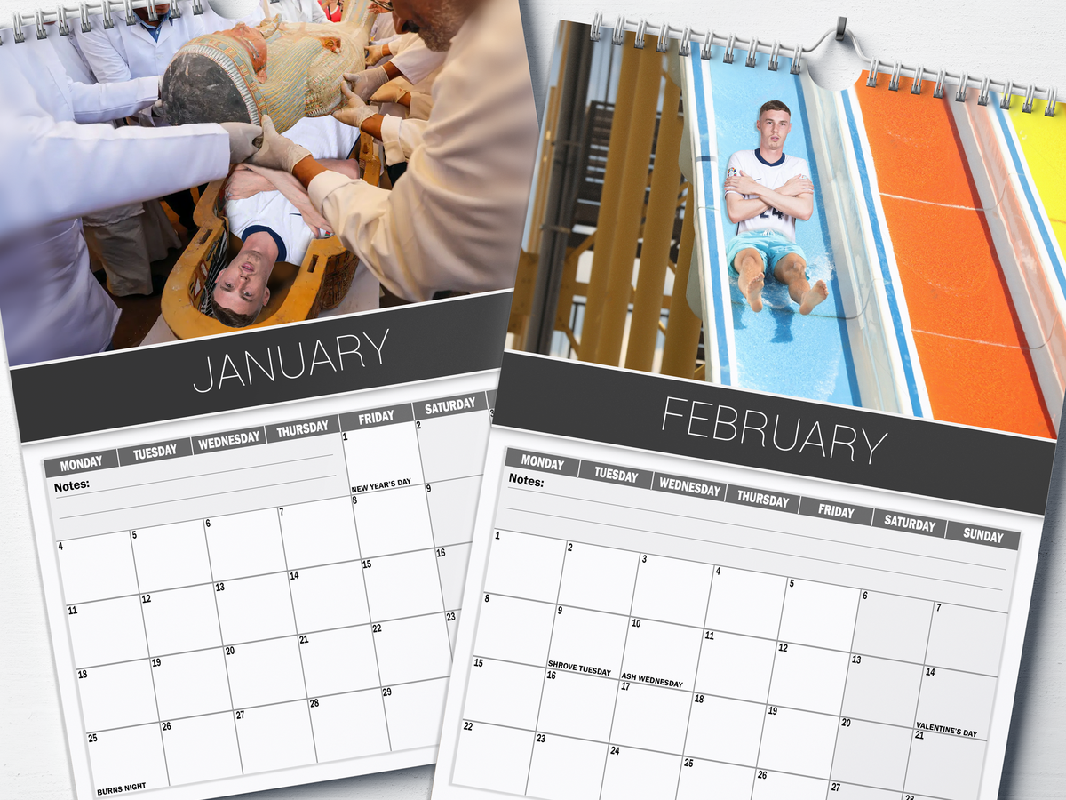 Cole Palmer - 2027 A4 Wall Calendar