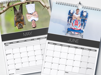 Cole Palmer - 2027 A4 Wall Calendar