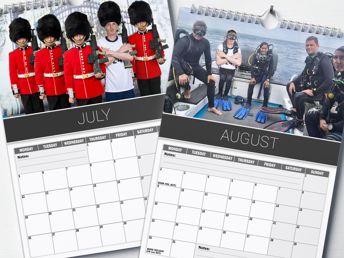 Cole Palmer - 2027 A4 Wall Calendar