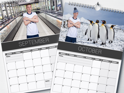 Cole Palmer - 2027 A4 Wall Calendar