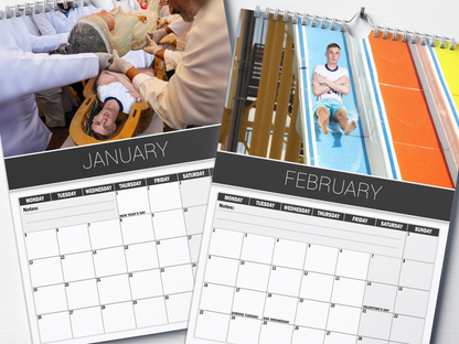 Cole Palmer - 2026 A4 Wall Calendar