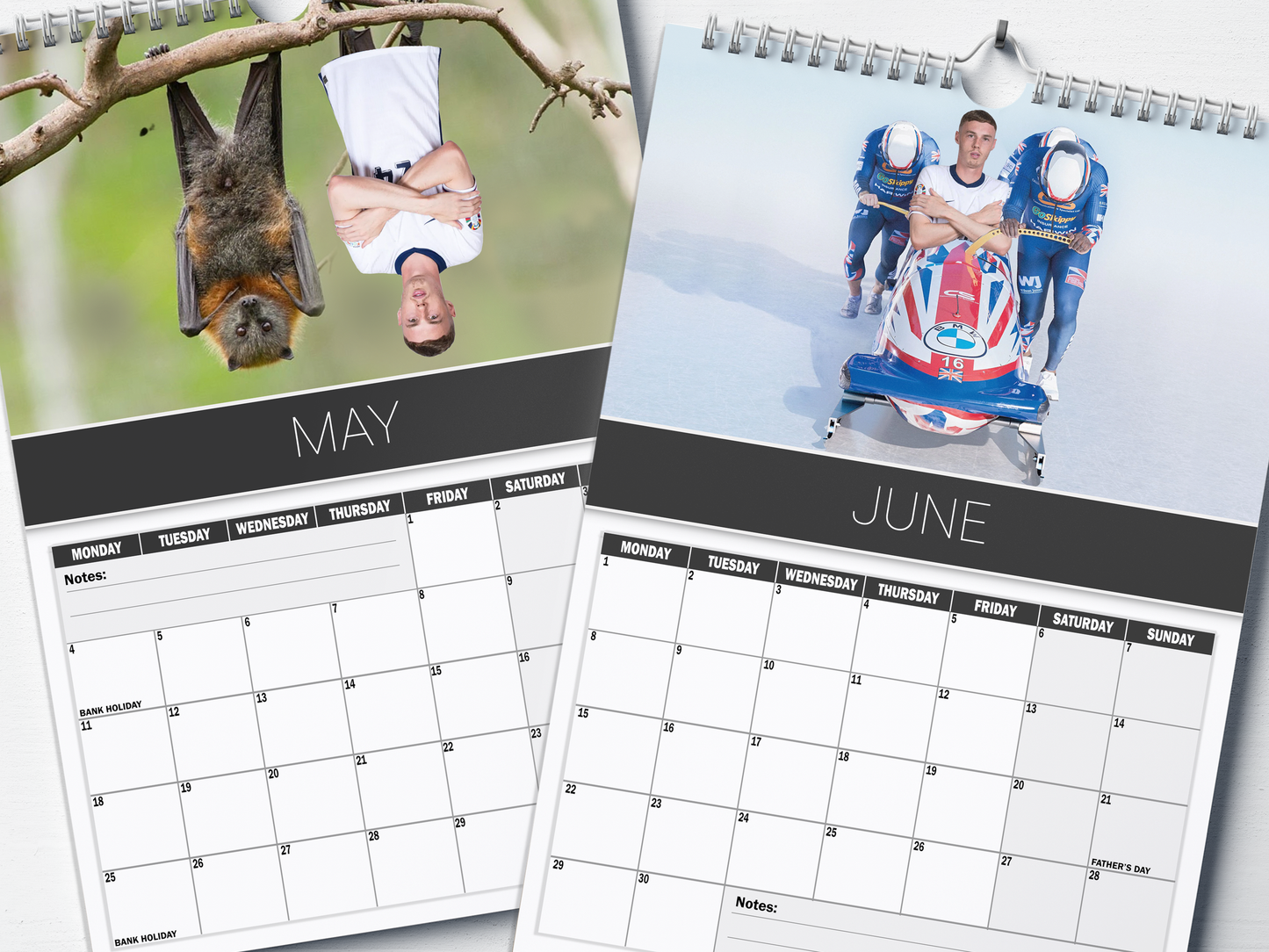 Cole Palmer - 2026 A4 Wall Calendar