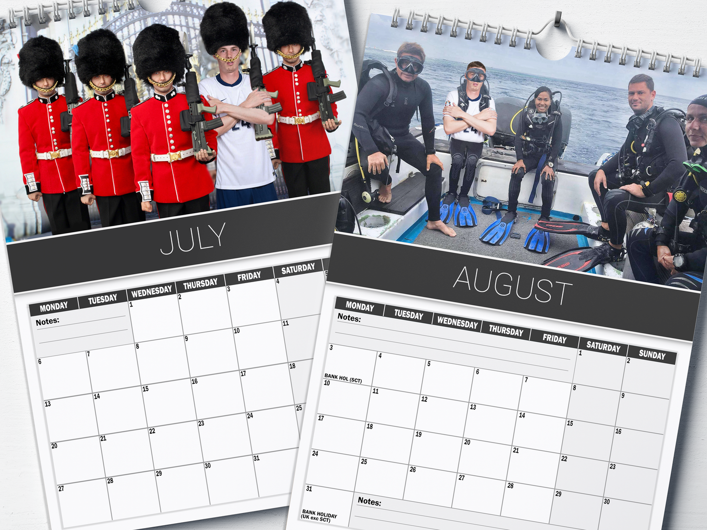 Cole Palmer - 2026 A4 Wall Calendar