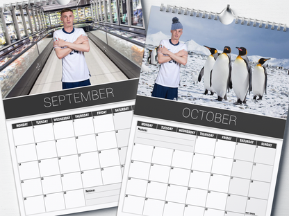 Cole Palmer - 2026 A4 Wall Calendar