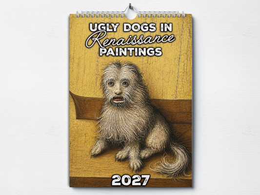 Renaissance Dogs - 2027 A4 Wall Calendar