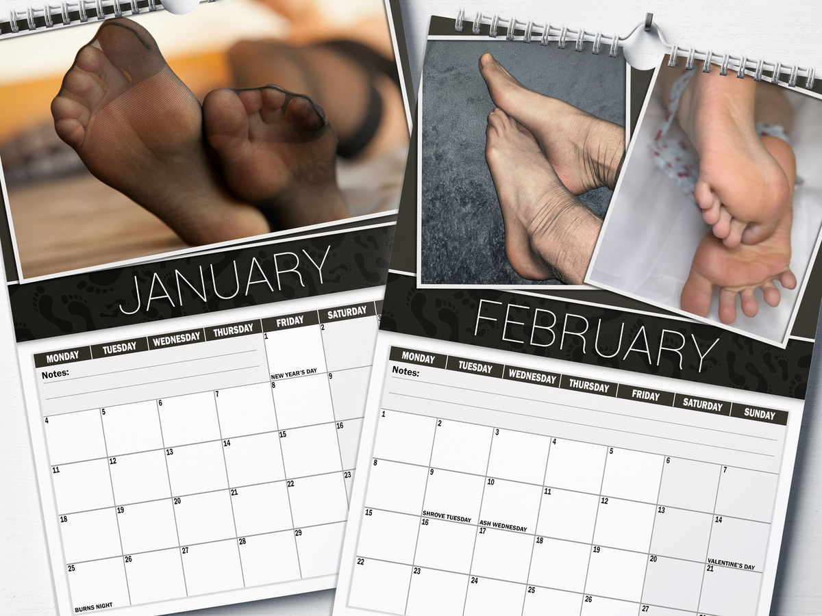 Ultimate Foot Lover - 2027 A4 Wall Calendar