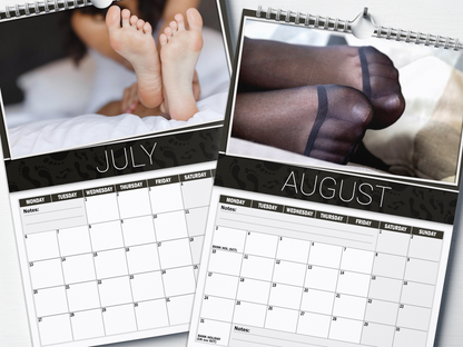 Foot Lovers Anonymous - 2026 A4 Wall Calendar