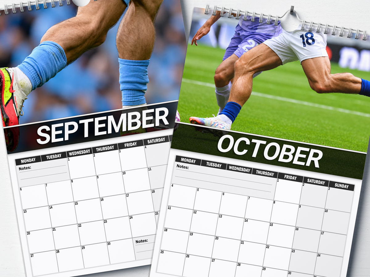 Jack Grealish's Calves - 2027 A4 Wall Calendar