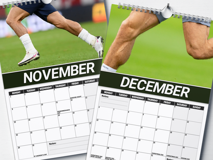 Jack Grealish's Calves - 2027 A4 Wall Calendar