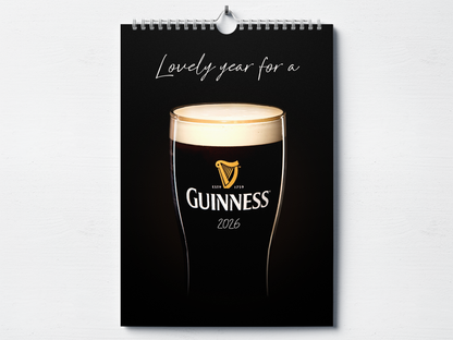 Guinness - 2026 A4 Wall Calendar