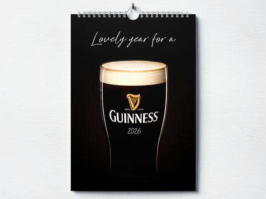 Guinness - 2026 A4 Wall Calendar