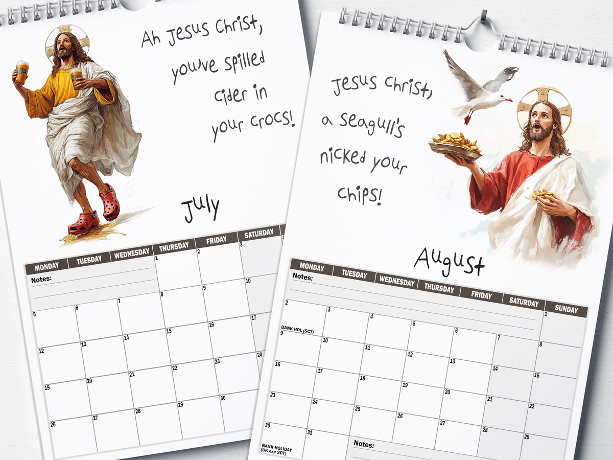 Jesus Christ - 2027 A4 Wall Calendar