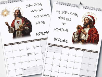 Jesus Christ - 2027 A4 Wall Calendar