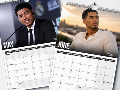Jude Bellingham - 2027 A4 Wall Calendar