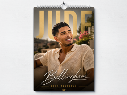 Jude Bellingham - 2027 A4 Wall Calendar