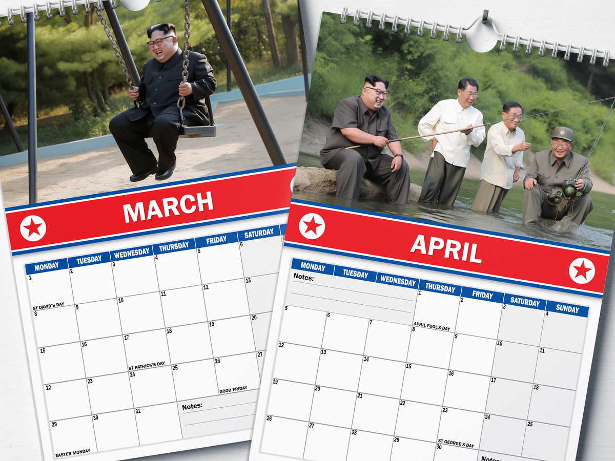 Kim Jong Fun - 2027 A4 Wall Calendar