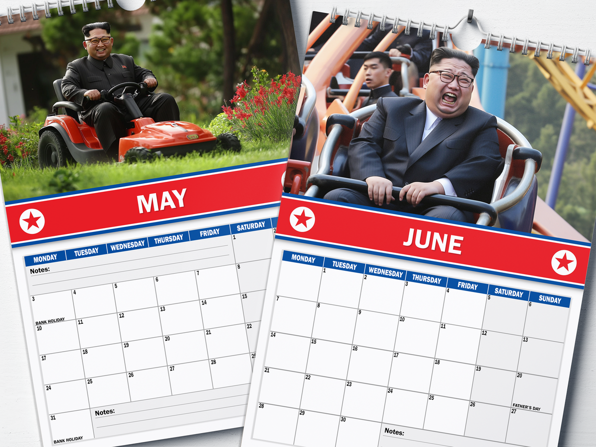 Kim Jong Fun - 2027 A4 Wall Calendar