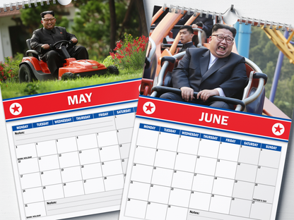 Kim Jong Fun - 2027 A4 Wall Calendar