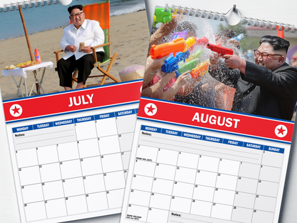 Kim Jong Fun - 2027 A4 Wall Calendar