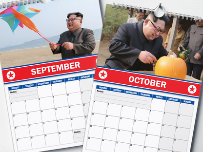 Kim Jong Fun - 2027 A4 Wall Calendar