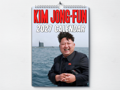 Kim Jong Fun - 2027 A4 Wall Calendar