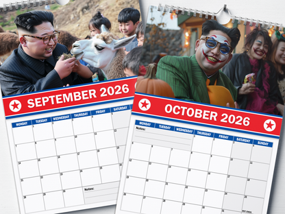 Kim Jong Fun - 2026 A4 Wall Calendar