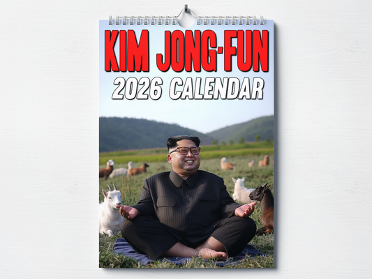 Kim Jong Fun - 2026 A4 Wall Calendar