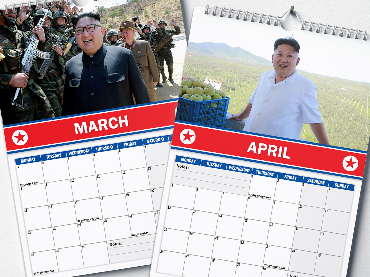 North Korea - 2027 A4 Wall Calendar
