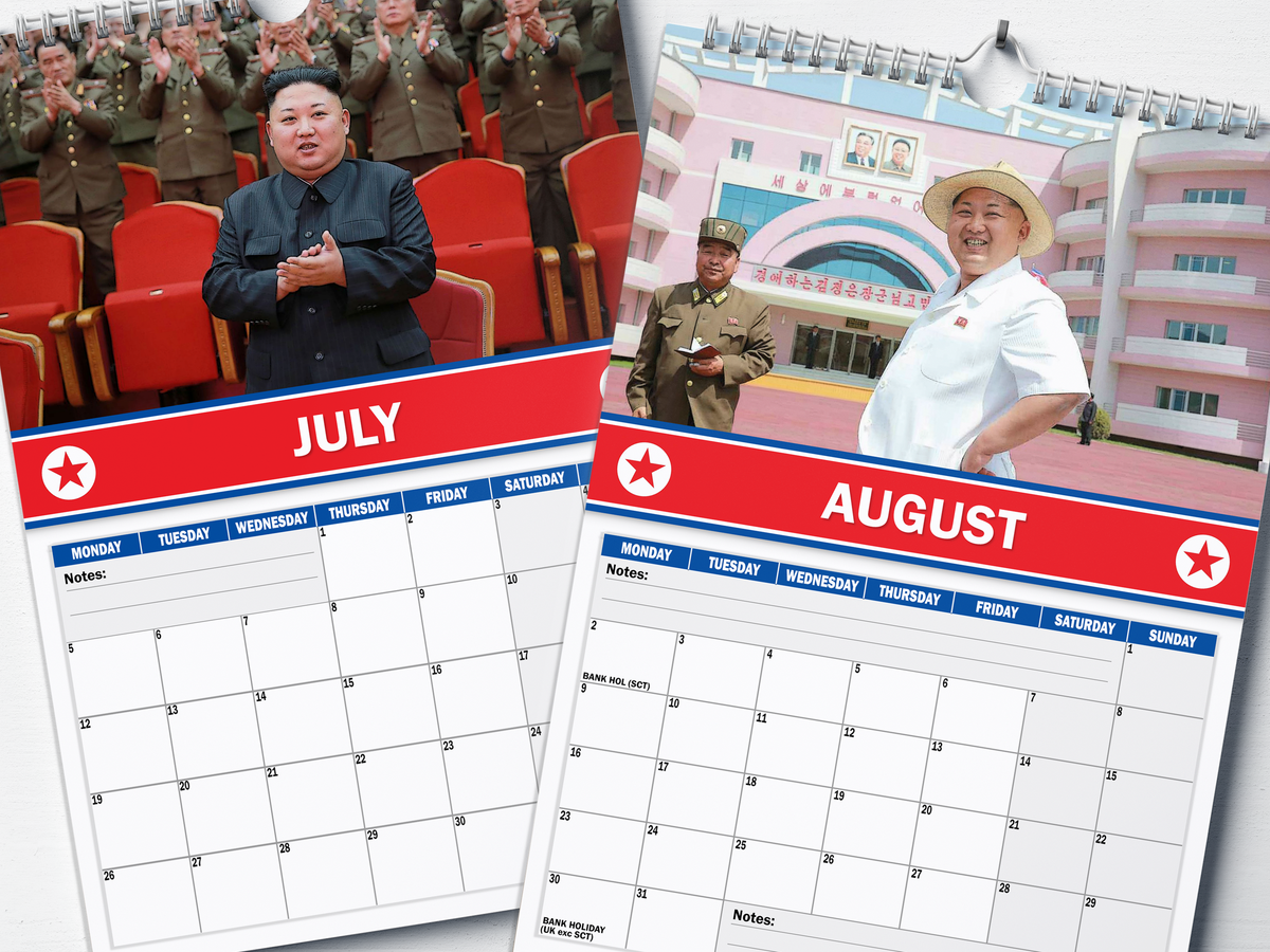 North Korea - 2027 A4 Wall Calendar