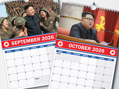North Korea - 2026 A4 Wall Calendar
