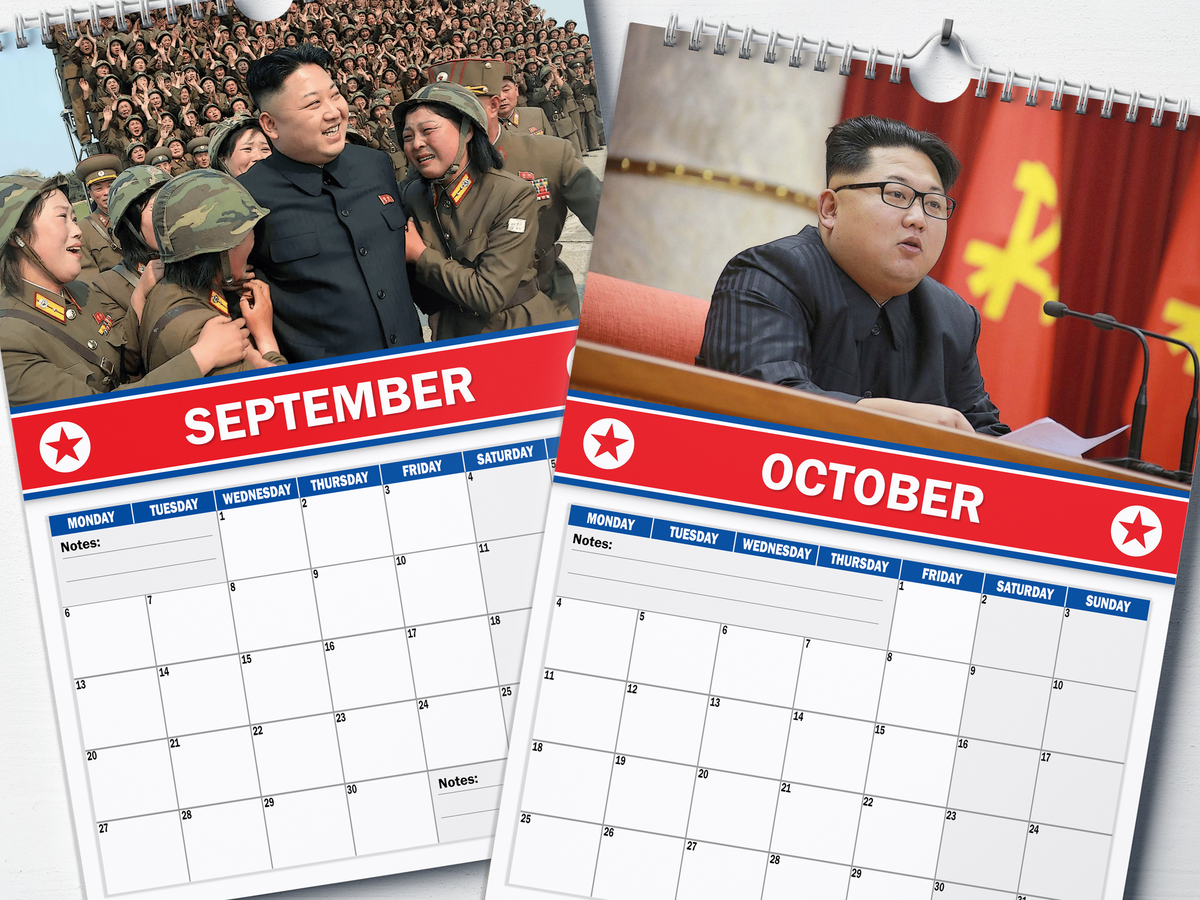 North Korea - 2027 A4 Wall Calendar