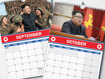 North Korea - 2027 A4 Wall Calendar