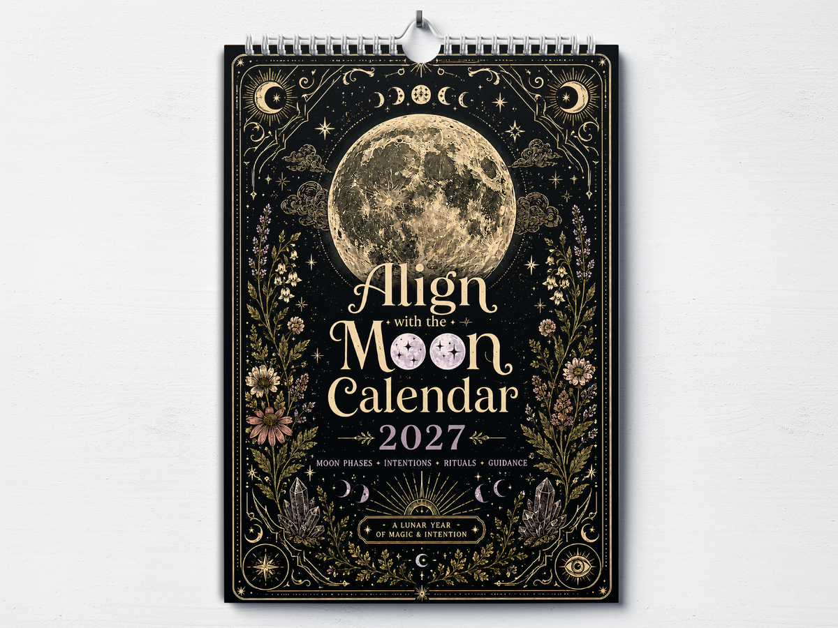 Align With The Moon - 2027 A4 Wall Calendar