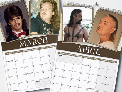 World's Finest Mullets - 2027 A4 Wall Calendar