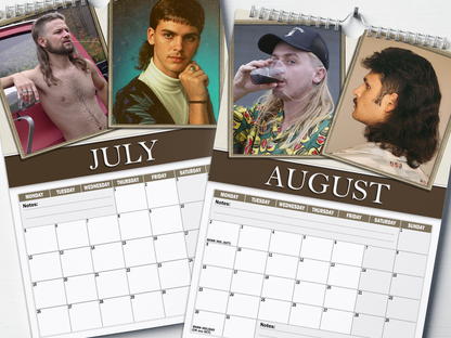 World's Finest Mullets - 2027 A4 Wall Calendar
